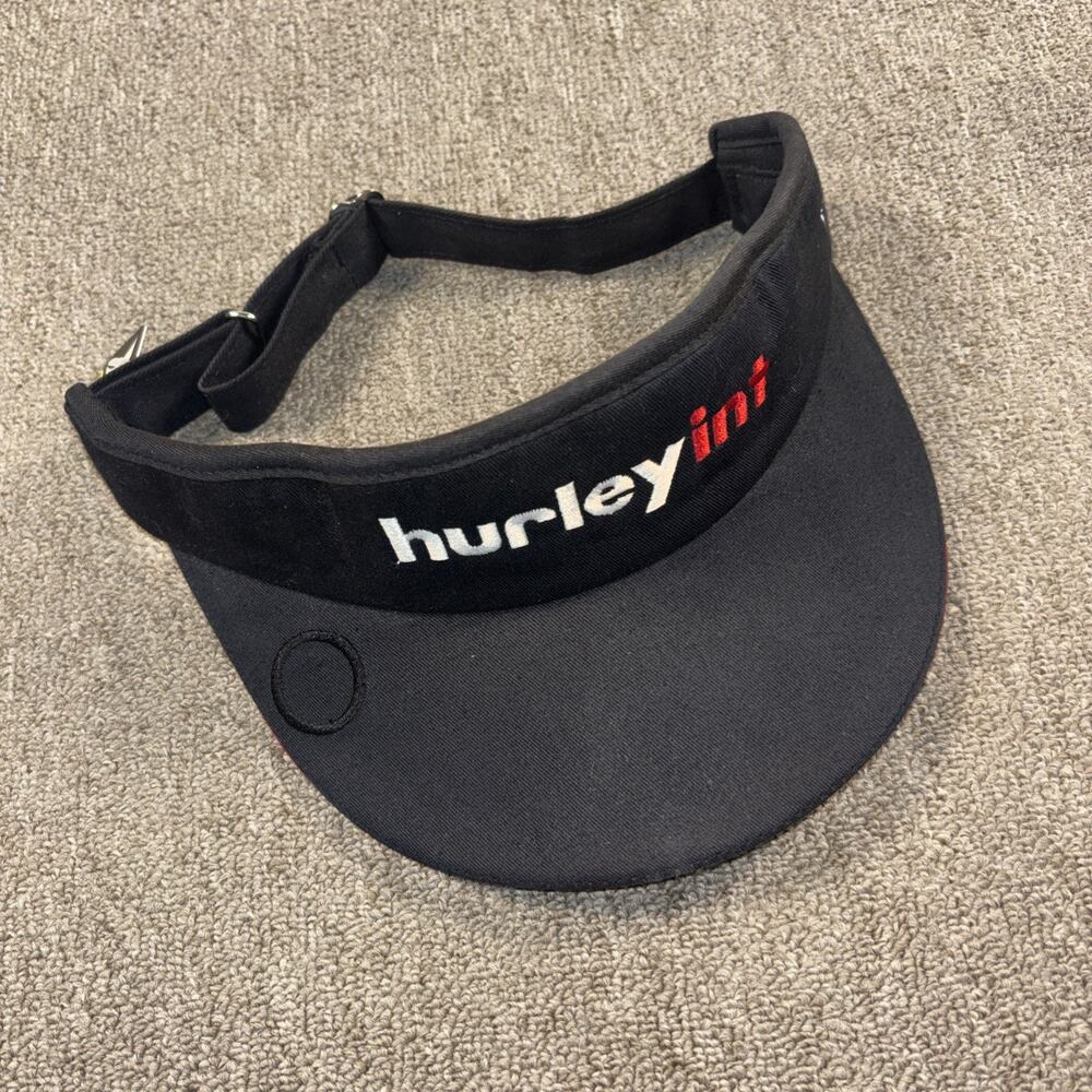 VTG 90s Y2K Hurley International Tight Lie Visor Hat NWT Made In USA Deadstock